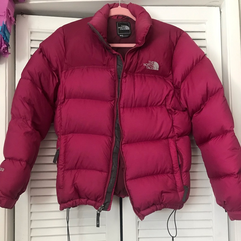 THE NORTH FACE 700 PINK PUFFER JACKET